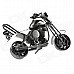 DF-020 Retro Desk Decoration Motorcycle Toy w/ Rotatable Wheels / Front - Silvery Grey DF-020 Retro Desk Decoration Motorcycle Toy w/ Rotatable Wheels / Front - Silvery Grey