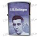 Alloy + Stainless Steel Oil Lighter with Pouch and Gift Box - J.D.Salinger
