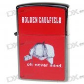 Alloy + Stainless Steel Oil Lighter with Pouch and Gift Box - Holden Caulfield