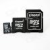 Kingston TF / Micro SD Memory Card w/ SD / Mini SD Adapter - Black (64GB / Class10) Kingston TF / Micro SD Memory Card w/ SD / Mini SD Adapter - Black (64GB / Class10)