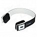 VEGGIEG V6100 Bluetooth V4.0 + EDR Headphone w/ Microphone - Black + White VEGGIEG V6100 Bluetooth V4.0 + EDR Headphone w/ Microphone - Black + White