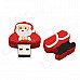 KD-298 Cartoon Santa Claus Shaped USB 2.0 Flash Drive - Red + White (8GB) KD-298 Cartoon Santa Claus Shaped USB 2.0 Flash Drive - Red + White (8GB)