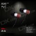 AEAR D00267 Zinc Alloy + Wood Pro Stereo In-Ear Earphones w/ Mic. / Remote - Black + Silver AEAR D00267 Zinc Alloy + Wood Pro Stereo In-Ear Earphones w/ Mic. / Remote - Black + Silver