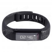 AOLUGUYA CM01 Touch Screen Bluetooth Bracelet Smart Watch for IPHONE + Samsung + More - Black