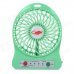 Portable USB 2.0 Powered 4-Blade 3-Mode Mini Desktop Fan w/ LED - Green (1 x 18650) Portable USB 2.0 Powered 4-Blade 3-Mode Mini Desktop Fan w/ LED - Green (1 x 18650)
