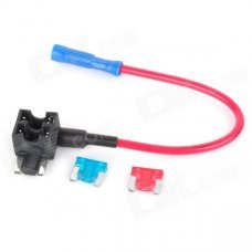 SZGAOY 14072301 DIY Blade Fuse Holder Socket w/ 10A & 15A Blade Power Fuses - Multi-colored SZGAOY 14072301 DIY Blade Fuse Holder Socket w/ 10A & 15A Blade Power Fuses - Multi-colored