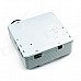 MOONSUN GP7S Mini HD1080P LED Projector w/ HDMI / VGA / USB / Video / SD - White MOONSUN GP7S Mini HD1080P LED Projector w/ HDMI / VGA / USB / Video / SD - White