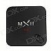 MXIII 4K Quad Core Android 4.4.2 Google TV Player w/ 2GB RAM, 8GB ROM, TF, Wi-Fi, HDMI - Black MXIII 4K Quad Core Android 4.4.2 Google TV Player w/ 2GB RAM, 8GB ROM, TF, Wi-Fi, HDMI - Black