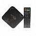 MXIII 4K Quad Core Android 4.4.2 Google TV Player w/ 2GB RAM, 8GB ROM, TF, Wi-Fi, HDMI - Black MXIII 4K Quad Core Android 4.4.2 Google TV Player w/ 2GB RAM, 8GB ROM, TF, Wi-Fi, HDMI - Black