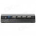 Mini Portable 5-Port USB 3.0 + USB 2.0 HUB for PS4 - Black Mini Portable 5-Port USB 3.0 + USB 2.0 HUB for PS4 - Black