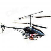 3.5-CH IR Helicopter Model Aircraft w/ Missiles + Remote Control - Black (4 x AA)