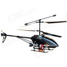 3.5-CH IR Helicopter Model Aircraft w/ Missiles + Remote Control - Black (4 x AA) 3.5-CH IR Helicopter Model Aircraft w/ Missiles + Remote Control - Black (4 x AA)