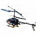 3.5-CH IR Helicopter Model Aircraft w/ Missiles + Remote Control - Black (4 x AA) 3.5-CH IR Helicopter Model Aircraft w/ Missiles + Remote Control - Black (4 x AA)