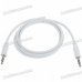 High Quality 3.5mm M-M Audio Jack Connection Cable - White (1M-Length) High Quality 3.5mm M-M Audio Jack Connection Cable - White (1M-Length)