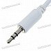 High Quality 3.5mm M-M Audio Jack Connection Cable - White (1M-Length) High Quality 3.5mm M-M Audio Jack Connection Cable - White (1M-Length)