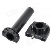 Universal DIY Motorcycle Aluminum Alloy One-Way / Two-Way Accelerator Handle Bar Grip - Black