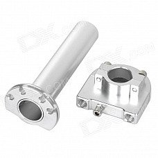 Universal DIY Motorcycle Aluminum Alloy One-Way / Two-Way Accelerator Handle Bar Grip - Silver Universal DIY Motorcycle Aluminum Alloy One-Way / Two-Way Accelerator Handle Bar Grip - Silver