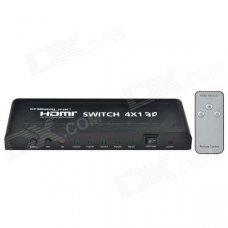 CHEERLINK L3HDSW0401P 4K x 2K Picture -in-Picture (PiP) HDMI 1.4a Switch w/ EU Plug - Black CHEERLINK L3HDSW0401P 4K x 2K Picture -in-Picture (PiP) HDMI 1.4a Switch w/ EU Plug - Black