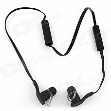 Wireless Bluetooth V3.0 Stereo In-Ear Earphone w/ Mic. / Music / Video / Voice Prompt - Black Wireless Bluetooth V3.0 Stereo In-Ear Earphone w/ Mic. / Music / Video / Voice Prompt - Black