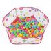 Children's Pentagonal Ball Pool Toy - White + Red Children's Pentagonal Ball Pool Toy - White + Red