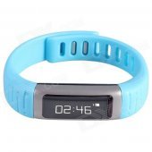 AOLUGUYA CM01 Touch Screen Bluetooth Bracelet Smart Watch for IPHONE + More - Black + Blue