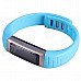 AOLUGUYA CM01 Touch Screen Bluetooth Bracelet Smart Watch for IPHONE + More - Black + Blue AOLUGUYA CM01 Touch Screen Bluetooth Bracelet Smart Watch for IPHONE + More - Black + Blue