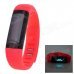 Uwatch Usee 0.91" Screen Nano-Tech Waterproof Bluetooth Smart WiFi Wrist Band Bracelet Watch - Red Uwatch Usee 0.91" Screen Nano-Tech Waterproof Bluetooth Smart WiFi Wrist Band Bracelet Watch - Red