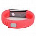 Uwatch Usee 0.91" Screen Nano-Tech Waterproof Bluetooth Smart WiFi Wrist Band Bracelet Watch - Red Uwatch Usee 0.91" Screen Nano-Tech Waterproof Bluetooth Smart WiFi Wrist Band Bracelet Watch - Red