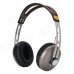 KO-STAR KHM-681 3.5mm Jack Plug HiFi DJ Headphone Headset w/ Microphone - Black + Brown KO-STAR KHM-681 3.5mm Jack Plug HiFi DJ Headphone Headset w/ Microphone - Black + Brown