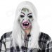 Halloween Scary Ghost Face Mask - White + Multi-Color Halloween Scary Ghost Face Mask - White + Multi-Color