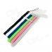 Fiber Cloth + ABS Straps w/ Buckle for Wii / Wii U - Multicolored (6 PCS) Fiber Cloth + ABS Straps w/ Buckle for Wii / Wii U - Multicolored (6 PCS)