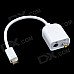 CHEERLINK Mini DVI Male to RCA Female / S Terminal + Bisected Audio Cable Set - White CHEERLINK Mini DVI Male to RCA Female / S Terminal + Bisected Audio Cable Set - White
