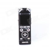 CENLUX S30 1.4" Digital Hi-Fi Voice / Audio MP3 Recorder w/ TF - Black + Silver (8GB / 2 x AAA)