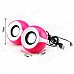 NINTAUS JT014 Portable USB Powered 3.5mm Wired Desktop Speaker Set for PC / Laptop - Pink + White NINTAUS JT014 Portable USB Powered 3.5mm Wired Desktop Speaker Set for PC / Laptop - Pink + White