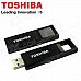 Toshiba Daichi USB 3.0 Flash Drive - Black + White (8GB)