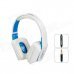MQ77 Superb 3.5 mm On-ear Headphones with Microphone - White + Blue) MQ77 Superb 3.5 mm On-ear Headphones with Microphone - White + Blue)