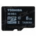 Toshiba Professional 8 GB MicroSDHC Class 10 UHS-1 30MB/s Memory Card (SD-C008GR7WAR30)