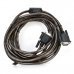 Apower-link D-V05 VGA Male to Male Connection Cable - Translucent Brown + Black (4.9m) Apower-link D-V05 VGA Male to Male Connection Cable - Translucent Brown + Black (4.9m)