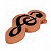 Music Note Style USB 2.0 Flash Drive - Light Brown + Black (4GB) Music Note Style USB 2.0 Flash Drive - Light Brown + Black (4GB)