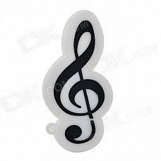 Music Note Style USB 2.0 Flash Drive - White + Black (4GB) Music Note Style USB 2.0 Flash Drive - White + Black (4GB)
