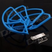 PANNOVO DJI-11BB Protective Nylon Blade Ring Guard Set for DJI PHANTOM 1 / 2 Vision - Blue