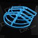 PANNOVO DJI-11BB Protective Nylon Blade Ring Guard Set for DJI PHANTOM 1 / 2 Vision - Blue PANNOVO DJI-11BB Protective Nylon Blade Ring Guard Set for DJI PHANTOM 1 / 2 Vision - Blue