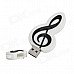 Music Note Style USB 2.0 Flash Drive - White + Black (16GB) Music Note Style USB 2.0 Flash Drive - White + Black (16GB)