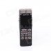 CENLUX S20 1.4" Digital Hi-Fi Voice / Audio MP3 Recorder w/ TF - Black + Silver (8GB / 2 x AAA)
