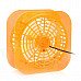 Fashion USB Wired Portable 4-Blade Fan - Orange Fashion USB Wired Portable 4-Blade Fan - Orange