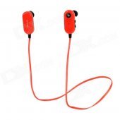 Sport Bluetooth V3.0 In-Ear Earphone w/ Microphone for IPHONE + More - Red + Black