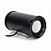 W&Q AT-I004 USB Wired Aluminum Alloy Speaker - Black W&Q AT-I004 USB Wired Aluminum Alloy Speaker - Black