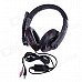 KEENION KDM-E755 3.5mm Wired Stereo Headphone - Black KEENION KDM-E755 3.5mm Wired Stereo Headphone - Black