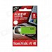 Sandisk CZ59 Portable USB 2.0 Flash Drive - Green + Black (8GB)