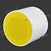 KUBEI 300A Portable Bluetooth V3.0 2.0-CH Speaker - White + Yellow KUBEI 300A Portable Bluetooth V3.0 2.0-CH Speaker - White + Yellow
